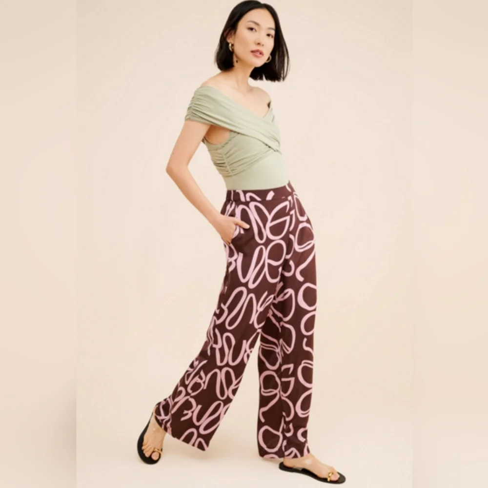 MINKPINK Emmy Wide Leg Pants Size Small